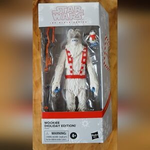 Star Wars Holiday Wookiee with Red and Blue Accents